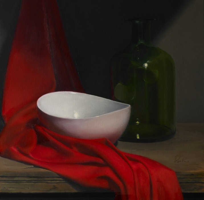 Still Life With Red Cloth by Magnola